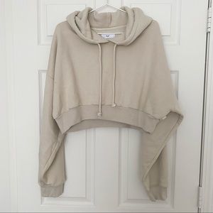 Aritzia tna super crop hoodie